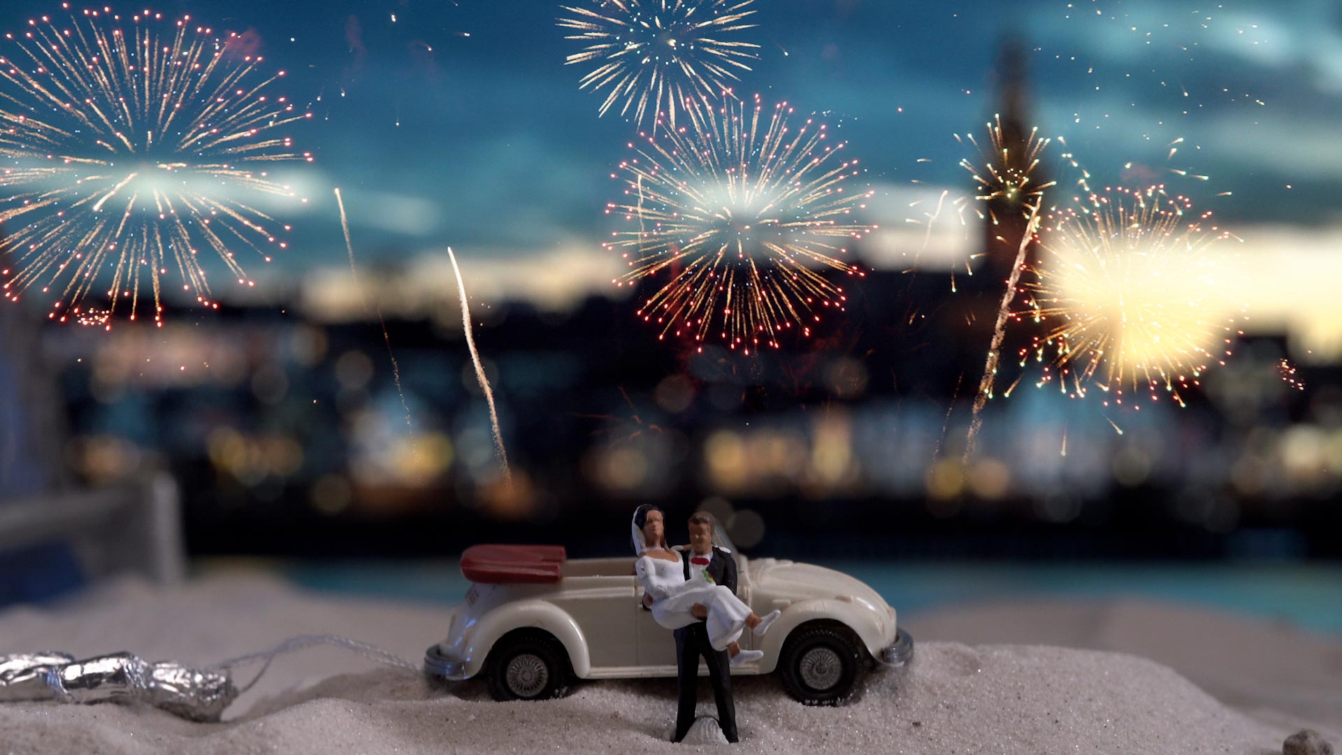 Restaurant de Hemel video opnames film trouwen in de Hemel in coronatijd door Studio Guts - getrouwd vuurwerk